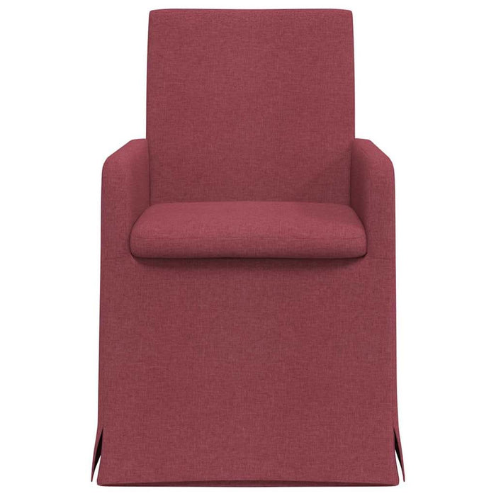 Scaune de dining 2 pcs bordo 57 x 67 x 95 cm țesătură - WALTI WALTI