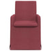 Scaune de dining 2 pcs bordo 57 x 67 x 95 cm țesătură - WALTI WALTI