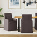 Scaune de dining 2 pcs Maro închis 57 x 67 x 95 cm țesătură - WALTI WALTI