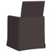 Scaune de dining 2 pcs Maro închis 57 x 67 x 95 cm țesătură - WALTI WALTI