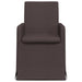 Scaune de dining 2 pcs Maro închis 57 x 67 x 95 cm țesătură - WALTI WALTI