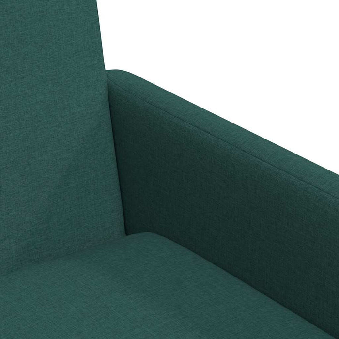 Scaune de dining 2 pcs Verde închis 57 x 67 x 95 cm țesătură - WALTI WALTI