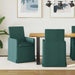 Scaune de dining 2 pcs Verde închis 57 x 67 x 95 cm țesătură - WALTI WALTI