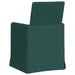 Scaune de dining 2 pcs Verde închis 57 x 67 x 95 cm țesătură - WALTI WALTI