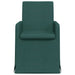 Scaune de dining 2 pcs Verde închis 57 x 67 x 95 cm țesătură - WALTI WALTI