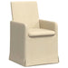 Scaune de dining 2 pcs Crem 57 x 67 x 95 cm țesătură - WALTI WALTI