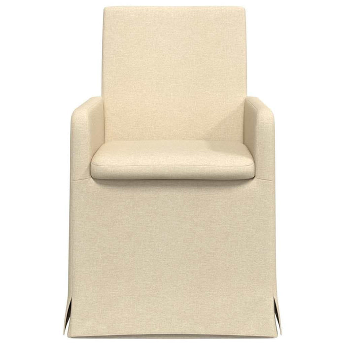 Scaune de dining 2 pcs Crem 57 x 67 x 95 cm țesătură - WALTI WALTI