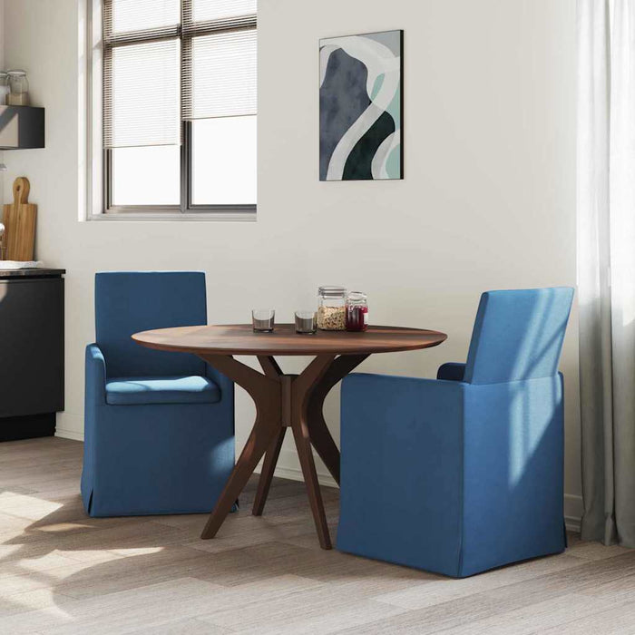 Scaune de dining 2 pcs albastru 57 x 67 x 95 cm țesătură - WALTI WALTI