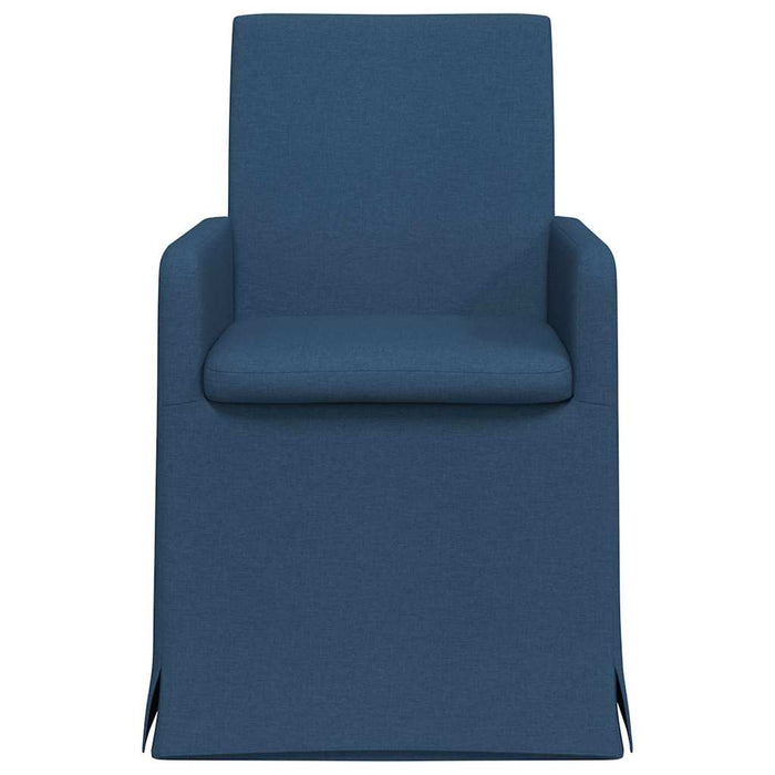 Scaune de dining 2 pcs albastru 57 x 67 x 95 cm țesătură - WALTI WALTI