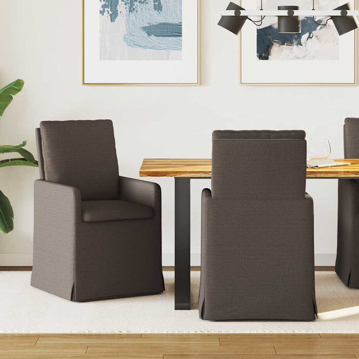 Scaune de dining 2 pcs Gri închis 57 x 67 x 98 cm in - WALTI WALTI
