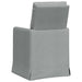 Scaune de dining 2 pcs Gri deschis 57 x 67 x 98 cm țesătură - WALTI WALTI