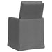Scaune de dining 2 pcs Gri închis 57 x 67 x 98 cm țesătură - WALTI WALTI