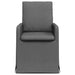 Scaune de dining 2 pcs Gri închis 57 x 67 x 98 cm țesătură - WALTI WALTI