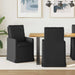 Scaune de dining 2 pcs Negru 57 x 67 x 98 cm țesătură - WALTI WALTI