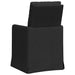 Scaune de dining 2 pcs Negru 57 x 67 x 98 cm țesătură - WALTI WALTI