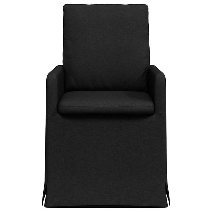 Scaune de dining 2 pcs Negru 57 x 67 x 98 cm țesătură - WALTI WALTI