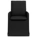 Scaune de dining 2 pcs Negru 57 x 67 x 98 cm țesătură - WALTI WALTI