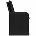 Scaune de dining 2 pcs Negru 57 x 67 x 98 cm țesătură - WALTI WALTI