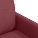 Scaune de dining 2 pcs bordo 57 x 67 x 98 cm țesătură - WALTI WALTI
