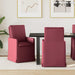 Scaune de dining 2 pcs bordo 57 x 67 x 98 cm țesătură - WALTI WALTI