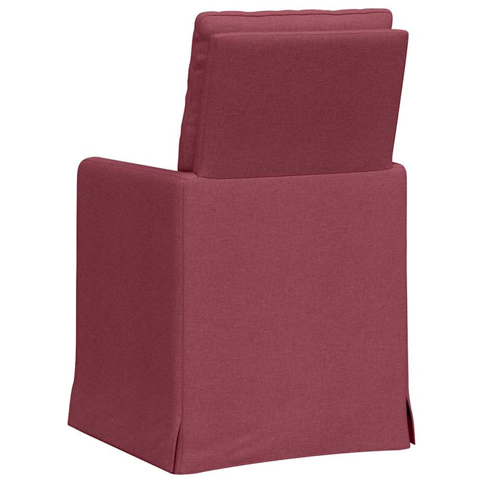 Scaune de dining 2 pcs bordo 57 x 67 x 98 cm țesătură - WALTI WALTI