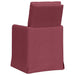 Scaune de dining 2 pcs bordo 57 x 67 x 98 cm țesătură - WALTI WALTI