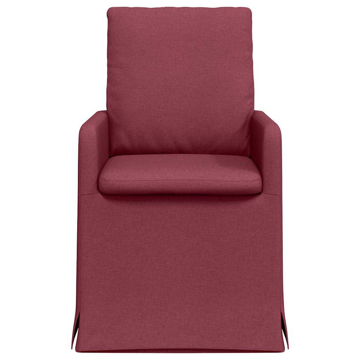Scaune de dining 2 pcs bordo 57 x 67 x 98 cm țesătură - WALTI WALTI