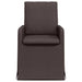 Scaune de dining 2 pcs Maro închis 57 x 67 x 98 cm țesătură - WALTI WALTI