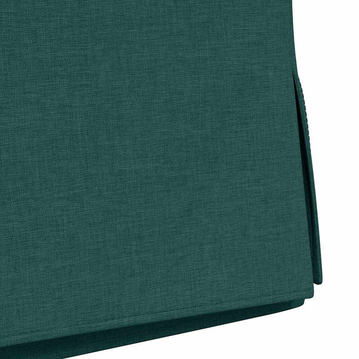 Scaune de dining 2 pcs Verde închis 57 x 67 x 98 cm țesătură - WALTI WALTI
