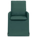 Scaune de dining 2 pcs Verde închis 57 x 67 x 98 cm țesătură - WALTI WALTI