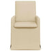 Scaune de dining 2 pcs Crem 57 x 67 x 98 cm țesătură - WALTI WALTI