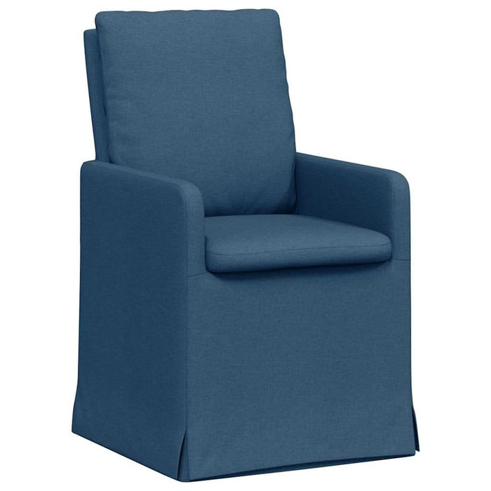Scaune de dining 2 pcs albastru 57 x 67 x 98 cm țesătură - WALTI WALTI