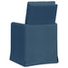 Scaune de dining 2 pcs albastru 57 x 67 x 98 cm țesătură - WALTI WALTI