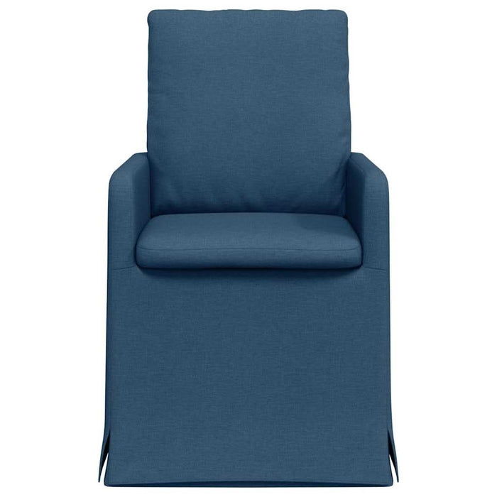 Scaune de dining 2 pcs albastru 57 x 67 x 98 cm țesătură - WALTI WALTI