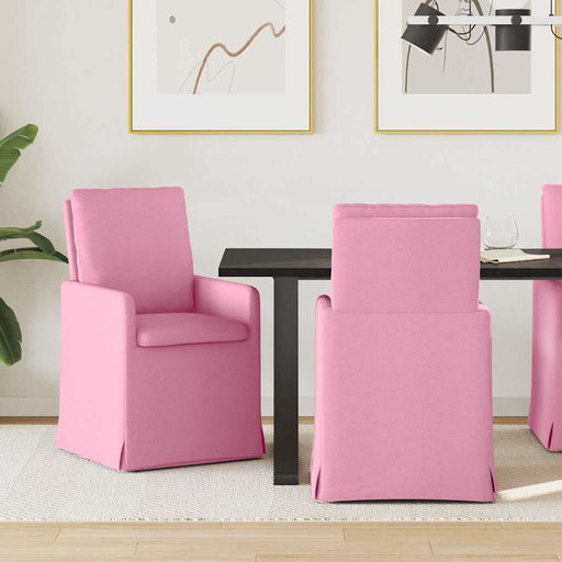 Scaune de dining 2 pcs Roz 57 x 67 x 98 cm țesătură - WALTI WALTI