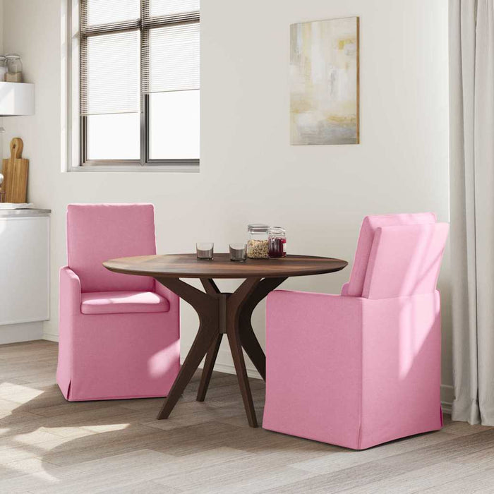 Scaune de dining 2 pcs Roz 57 x 67 x 98 cm țesătură - WALTI WALTI