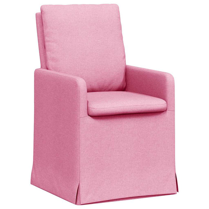 Scaune de dining 2 pcs Roz 57 x 67 x 98 cm țesătură - WALTI WALTI