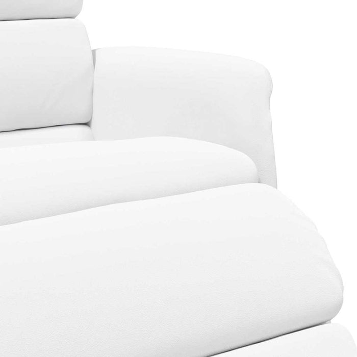 Fotoliu recliner Alb 98 x 71 x 106 cm PU WALTI