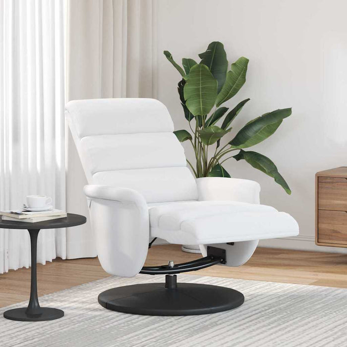 Fotoliu recliner Alb 98 x 71 x 106 cm PU WALTI