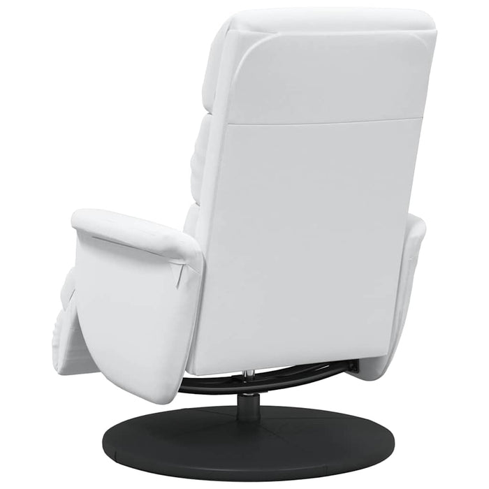 Fotoliu recliner Alb 98 x 71 x 106 cm PU WALTI