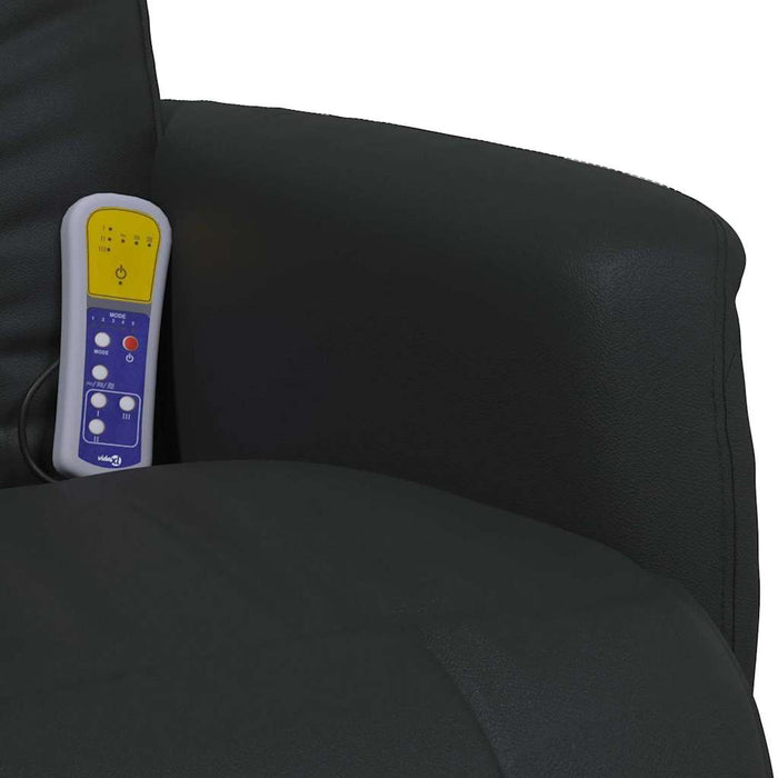 Scaun de masaj cu reclinaj rotativ Negru 71 x 90 x 105 cm WALTI
