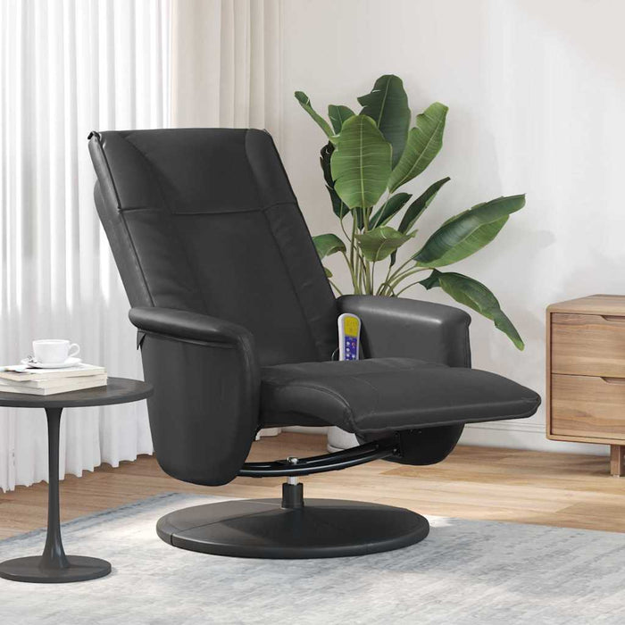 Scaun de masaj cu reclinaj rotativ Negru 71 x 90 x 105 cm WALTI