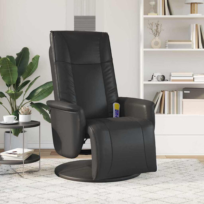 Scaun de masaj cu reclinaj rotativ Negru 71 x 90 x 105 cm WALTI