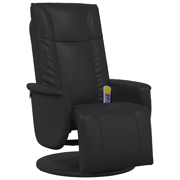 Scaun de masaj cu reclinaj rotativ Negru 71 x 90 x 105 cm WALTI