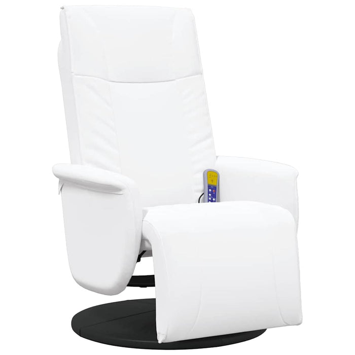 Scaun de masaj cu reclinaj rotativ Alb 71 x 90 x 105 cm WALTI