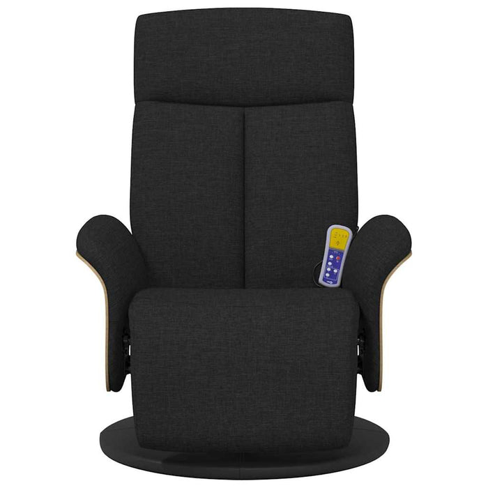 Scaun reclinabil cu masaj Negru 79 x 87 x 104,5 cm țesătură - WALTI WALTI