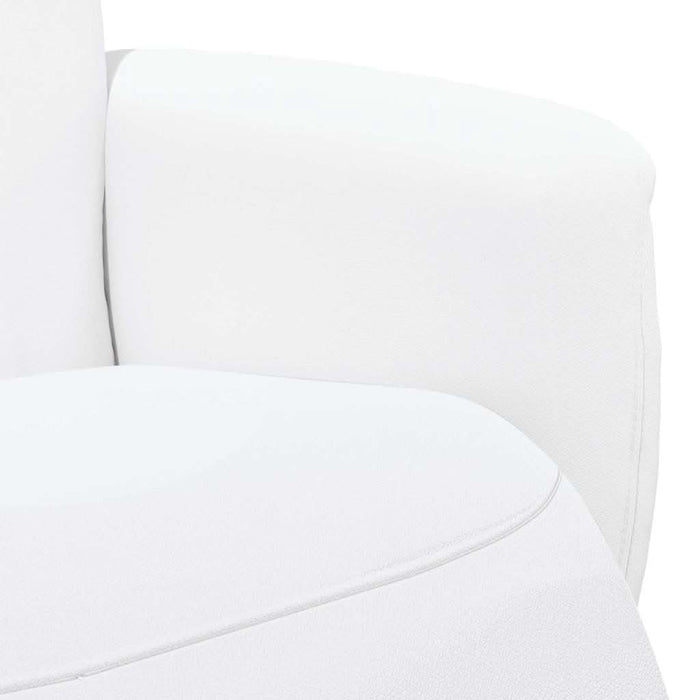 Scaun reclinabil cu masaj Alb 71 x 90 x 105 cm - WALTI WALTI
