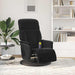 Scaun reclinabil cu masaj Negru 91 x 71 x 105 cm Catifea - WALTI WALTI