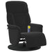 Scaun reclinabil cu masaj Negru 91 x 71 x 105 cm Catifea - WALTI WALTI