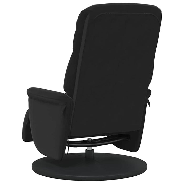 Scaun reclinabil cu masaj Negru 91 x 71 x 105 cm Catifea - WALTI WALTI